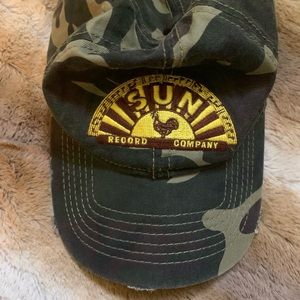 Sun Record Low-Profile Camo Baseball Hat, OS